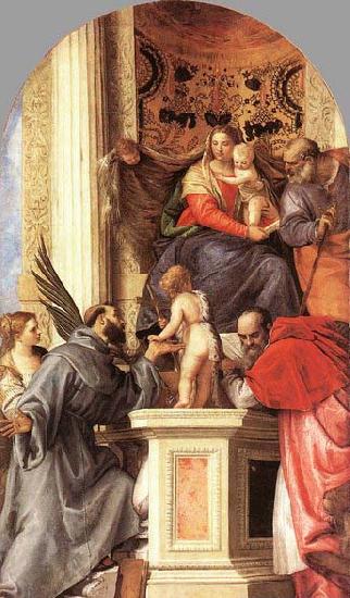 Paolo Veronese Madonna Enthroned with Saints